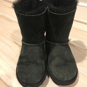 UGG Black Bow Toddler Boots Size 11